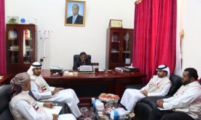 Gubernur Bahsani dan Utusan Palang Merah UEA Bahas Program Bantuan