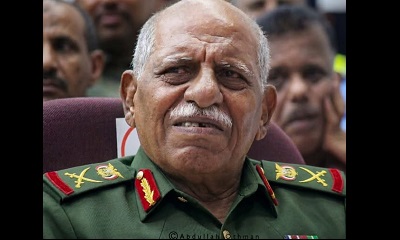 Anggota Majelis Kepresidenan Gubernur Hadhramaut Al-Khanbasyi Ucapkan Duka Cita Atas Meninggalnya Tokoh Keamanan Dan Olahraga Mayjen Abdullah Salim Khayyath
