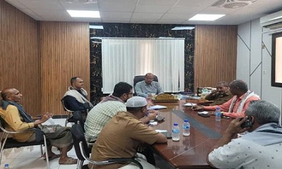 Pemda Mukalla Setujui Perencanaan Pengamanan Dan Pengaturan Kota Selama Idul Adhah