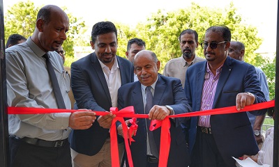 Anggota Majelis Kepresidenan Al-Khanbasyi Buka Gedung Sayidah Widad A-Adham Di Institut Ilmu Kesehatan Hadhramaut