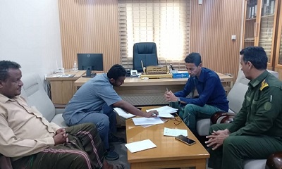 Rapat Bersama Di Mukalla Bahas Pemasangan Kamera Di Toko-toko Untuk Jaga Keamanan