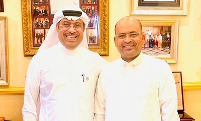 Khanbasy Dan Kepala Dewan Pebisnis Saudi Yaman, Bin Mahfudh, Bahas kerjasama Ekonomi