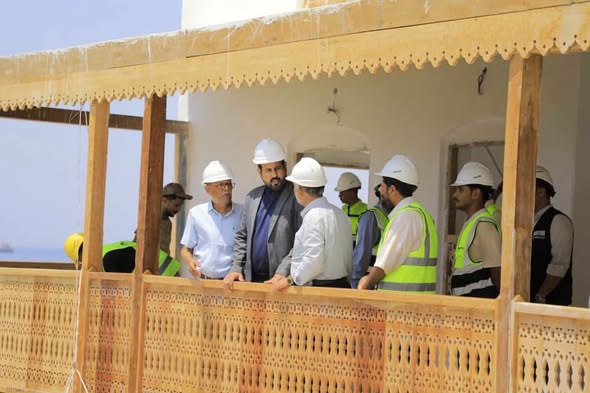 Wakil Al-Jahuri Survei penyelesaian Rehabilitasi Istana Al-Quaiti