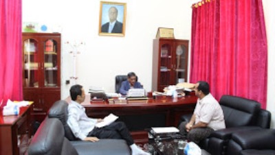 Bahsani Tinjau Proyek Jalan di Tanjakan Abdullah Gharib