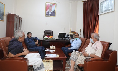 Menteri Keuangan Temui Gubernur Bahsani