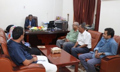 Gubernur Hadhramaut Temui Dua Ahli Rehabilitasi Bangunan Tanah Untuk Bangunan Bersejarah