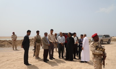 Gubernur Hadhramaut Tinjau Proses Penyelesaian Pembangunan Jembatan Hallah