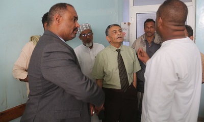 Jumhi Dan Haddad Kunjungi Pasien Luka Bakar Di RS Ibn Sina Mukalla