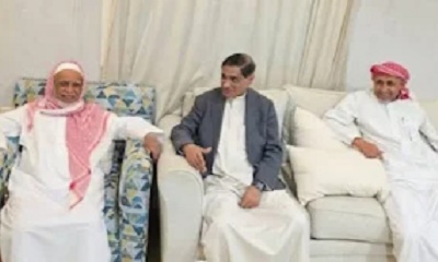 Anggota Majelis Kepresidenan, Brigjen. Faraj Salimin Bahsani, Kunjungi Syaikh Awadh Juhi