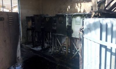 Gardu Pembangkit Tenaga Listrik Di Dis Terbakar
