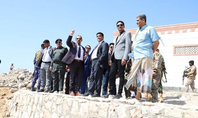 Menteri Perminyakan Dan Gubernur Hadhramaut Tinjau Dampak Chapala Ke Kornisy Muhdhar