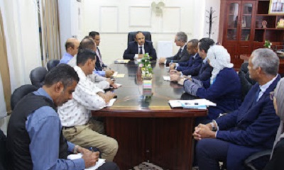 Gubernur Sambut Perwakilan UNICEF Untuk Yaman