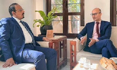  Gubernur Hadhramaut Bersama Dubes Perancis Untuk Yaman Bicarakan Keamanan Blok-blok Minyak Di Kawasan