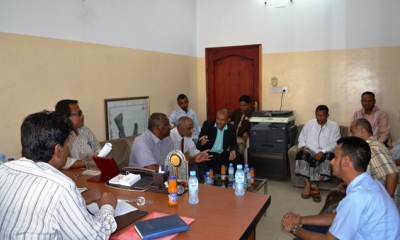 Peresmian Ruang Belajar Elektronik Di Kantor Kementerian Pendidikan Kota Mukalla