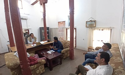 Kepala Distrik Syibam Temui Kepala Badan Pelestarian Kota Bersejarah(BPKB)