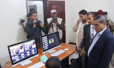 Bahsani Resmikan Stasiun Telivisi Mukalla