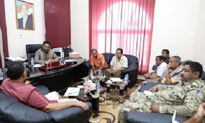 Wakil I Hadhramaut Temui Pejabat Kantor Pelaksana Di Distrik Pelosok Mukalla